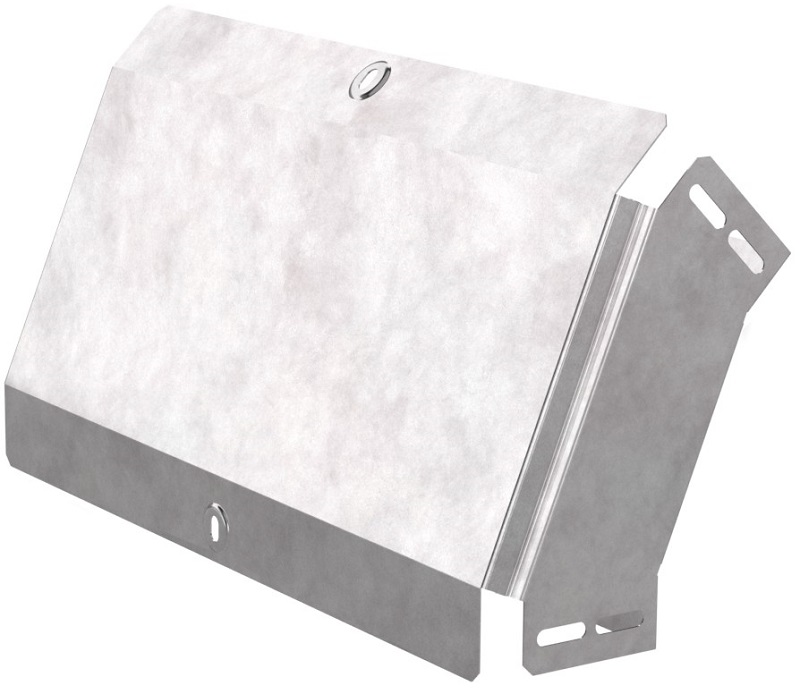 Угол для лотка вертикальный внешний с крышкой Промрукав Стандарт 45град. 400х80 фото Угол для лотка вертикальный внешний с крышкой Промрукав Стандарт 45град. 400х80 картинка